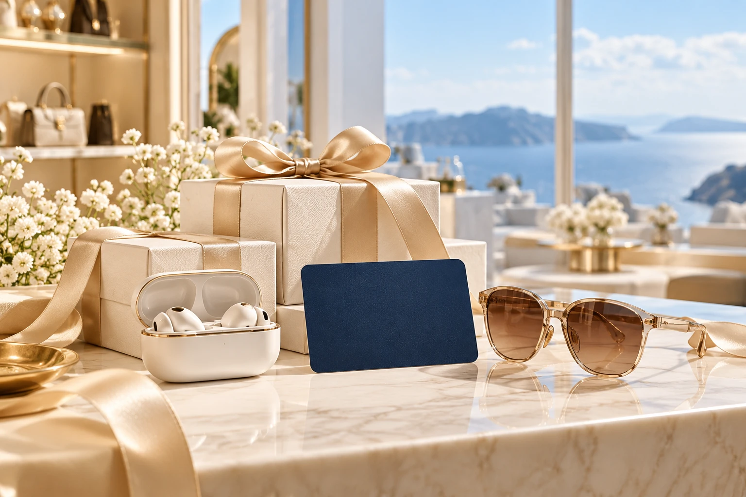 Gift boxes and exclusive lifestyle reward items